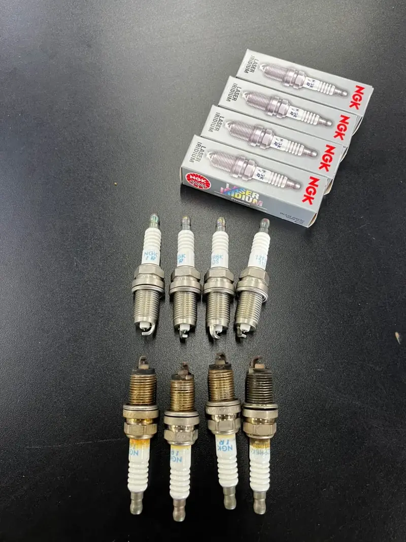 Velas novas e usadas